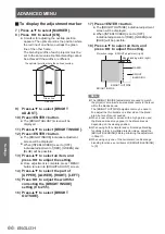 Предварительный просмотр 66 страницы Panasonic PT-DW105XEA Operating Instructions (Functional Manual)