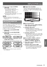 Предварительный просмотр 71 страницы Panasonic PT-DW105XEA Operating Instructions (Functional Manual)