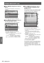 Предварительный просмотр 80 страницы Panasonic PT-DW105XEA Operating Instructions (Functional Manual)