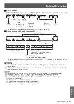 Предварительный просмотр 119 страницы Panasonic PT-DW105XEA Operating Instructions (Functional Manual)