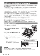 Предварительный просмотр 128 страницы Panasonic PT-DW105XEA Operating Instructions (Functional Manual)