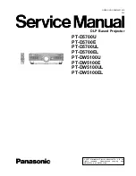 Panasonic PT-DW5100EL Service Manual предпросмотр