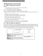 Предварительный просмотр 20 страницы Panasonic PT-DW5100EL Service Manual