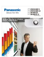 Preview for 1 page of Panasonic PT-DW6300ES Specifications