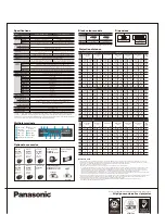 Preview for 4 page of Panasonic PT-DW6300ES Specifications