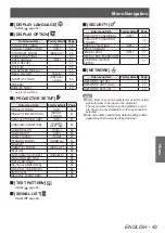 Preview for 43 page of Panasonic PT-DW730E Operating Instructions Manual