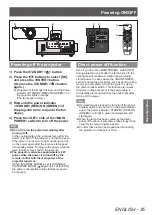 Preview for 35 page of Panasonic PT-DW730U Operating Instructions Manual