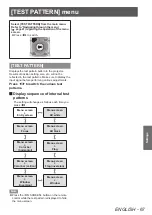 Preview for 67 page of Panasonic PT-DW730U Operating Instructions Manual