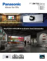 Panasonic PT-DW730UK Brochure preview