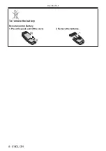 Preview for 8 page of Panasonic PT-DW740 Operating Instructions Manual