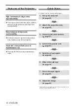 Preview for 10 page of Panasonic PT-DW740 Operating Instructions Manual