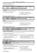 Preview for 56 page of Panasonic PT-DW740 Operating Instructions Manual