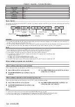 Preview for 122 page of Panasonic PT-DW740 Operating Instructions Manual