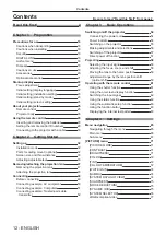 Preview for 12 page of Panasonic PT-DW830E Operating Instructions (Functional Manual)