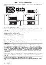 Preview for 18 page of Panasonic PT-DW830E Operating Instructions Manual