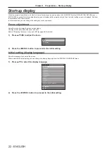 Preview for 22 page of Panasonic PT-DW830E Operating Instructions Manual