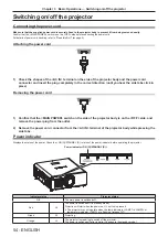 Preview for 54 page of Panasonic PT-DW830E Operating Instructions Manual