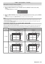 Preview for 59 page of Panasonic PT-DW830E Operating Instructions Manual