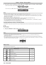 Preview for 66 page of Panasonic PT-DW830E Operating Instructions Manual