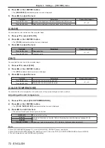 Preview for 72 page of Panasonic PT-DW830E Operating Instructions Manual