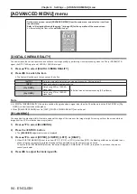 Preview for 84 page of Panasonic PT-DW830E Operating Instructions Manual