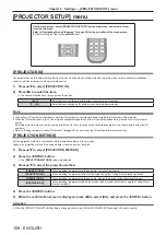 Preview for 108 page of Panasonic PT-DW830E Operating Instructions Manual