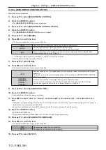 Preview for 112 page of Panasonic PT-DW830E Operating Instructions Manual