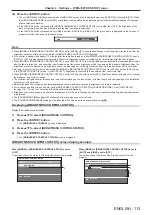 Preview for 113 page of Panasonic PT-DW830E Operating Instructions Manual