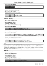 Preview for 119 page of Panasonic PT-DW830E Operating Instructions Manual