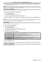 Preview for 123 page of Panasonic PT-DW830E Operating Instructions Manual