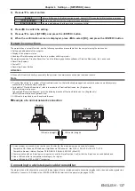 Preview for 137 page of Panasonic PT-DW830E Operating Instructions Manual