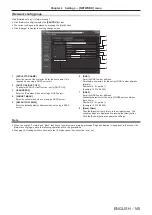 Preview for 145 page of Panasonic PT-DW830E Operating Instructions Manual