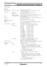 Preview for 2 page of Panasonic PT-DW830K Spec File