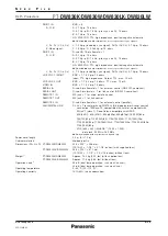 Preview for 3 page of Panasonic PT-DW830K Spec File