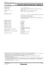 Preview for 4 page of Panasonic PT-DW830K Spec File