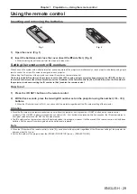 Preview for 29 page of Panasonic PT-DW830U Operating Instructions Manual