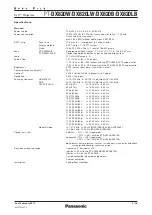 Предварительный просмотр 2 страницы Panasonic PT-DX820B Manual