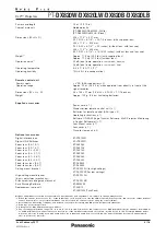 Preview for 4 page of Panasonic PT-DX820B Manual