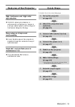 Preview for 13 page of Panasonic PT-DZ16K Operating Instructions Manual