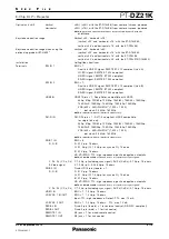 Preview for 3 page of Panasonic PT-DZ21K Series Specification