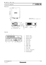 Preview for 5 page of Panasonic PT-DZ21K Series Specification