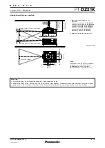 Preview for 6 page of Panasonic PT-DZ21K Series Specification