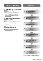 Preview for 9 page of Panasonic PT-DZ770 U Operating Instructions Manual