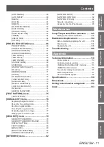 Предварительный просмотр 11 страницы Panasonic PT-DZ770 U Operating Instructions Manual