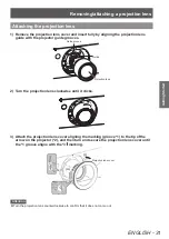 Preview for 31 page of Panasonic PT-DZ770E Operating Instructions (Functional Manual)