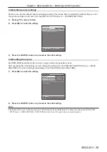 Preview for 59 page of Panasonic PT-DZ780 Operating Instructions Manual