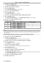 Preview for 78 page of Panasonic PT-DZ780 Operating Instructions Manual