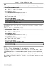 Preview for 132 page of Panasonic PT-DZ780 Operating Instructions Manual