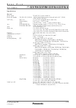 Preview for 2 page of Panasonic PT-DZ870K Specification