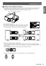 Preview for 13 page of Panasonic PT-EW530E Operating Instructions Manual